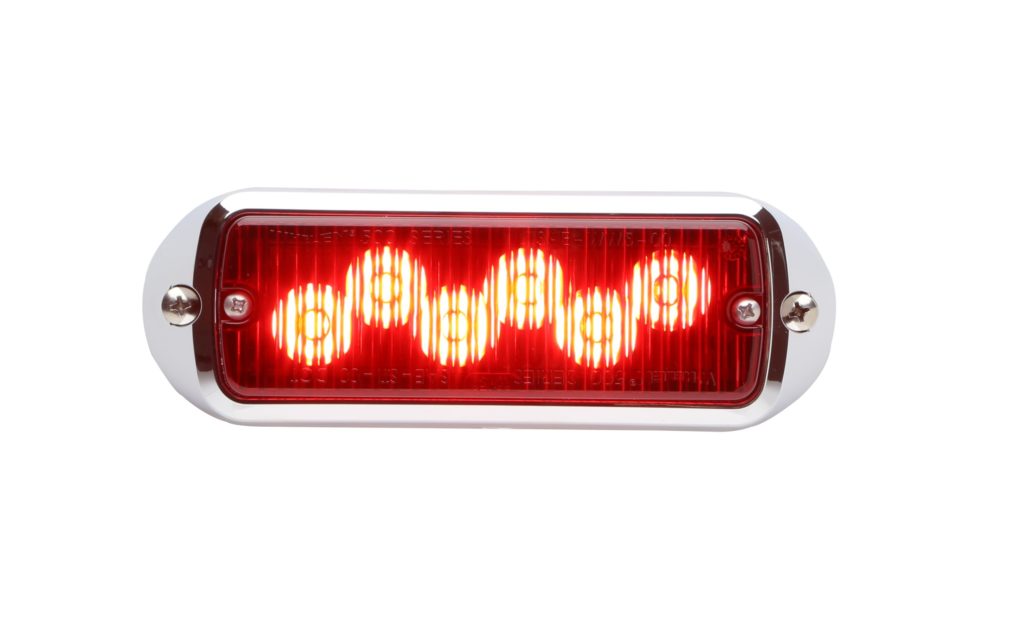 NEW NOS Whelen 500 Series Linear LIN6™ Red LED Red Lens 50R02ZRR 