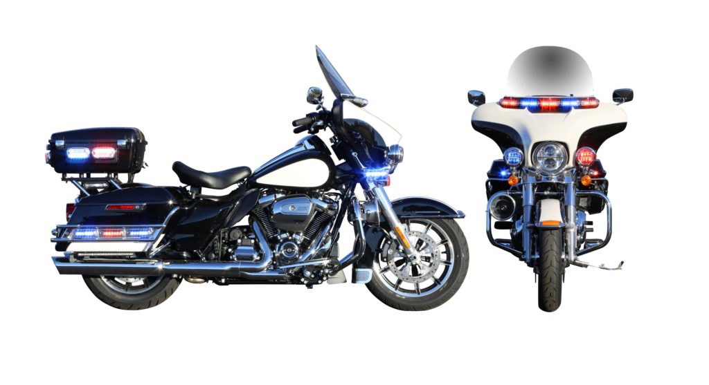 Police Fender Marker Plate fits Harley-Davidson